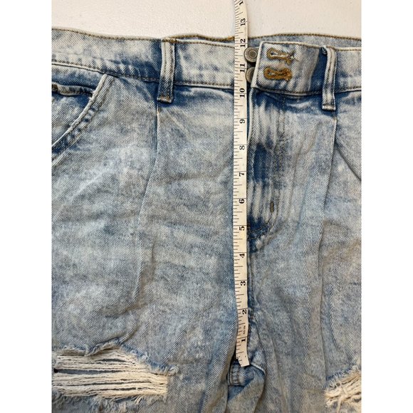 SO Womens Vintage 1990s Jeans Mom High Rise Straight Leg Distressed Blue 13/31W - Picture 4 of 10